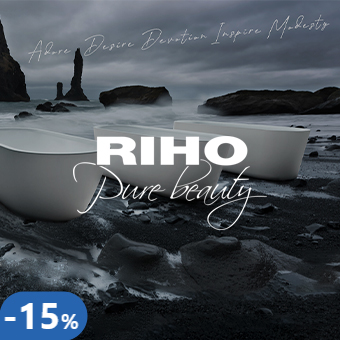 -15% на элегантную чешскую сантехнику Riho