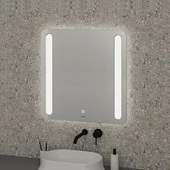 Зеркало Grossman Lara 70*70 Led с сенсорным выключателем и гравировкой