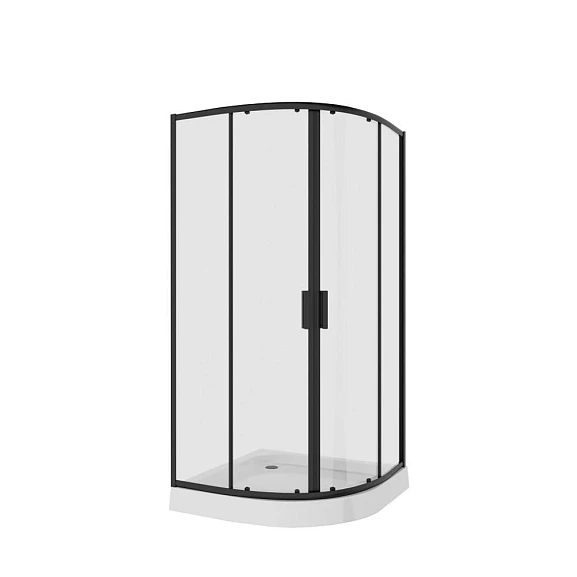 Душевое ограждение Niagara Nova NG-6806-08 BLACK 90*90*190 без поддона