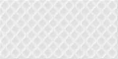 Керамическая плитка Cersanit Deco DEL052 29,8*59,8 рельеф белая