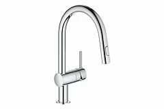 Смеситель Grohe Minta 32321002 для кухни с выдвижным изливом хром