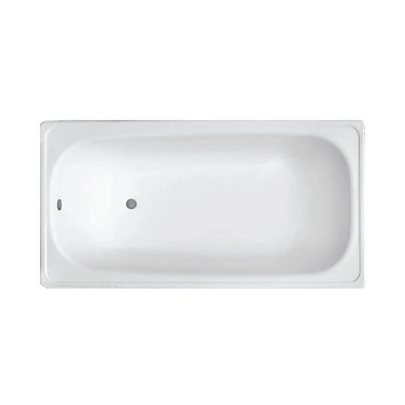 Стальная ванна White Wave Classic 150х75 в комплекте с белыми подставками