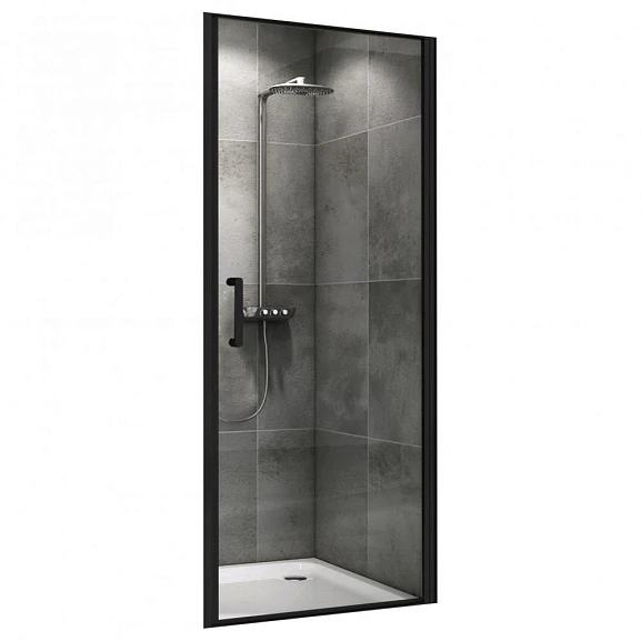 Душевая дверь в нишу ABBER Sonnenstrand AG04090B 90*209 L/R (с поддоном 90*90*14)