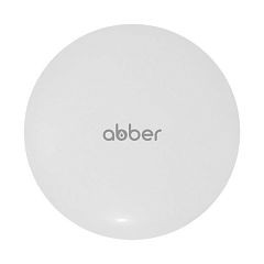 Накладка на слив для раковины ABBER AC0014MW белая матовая, керамика