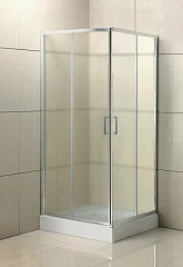 Душевой уголок BelBagno UNO-195-A-2-80-P-Cr 80*80*198 (с поддоном TRAY-AS-A 80*80*3 белый матовый)