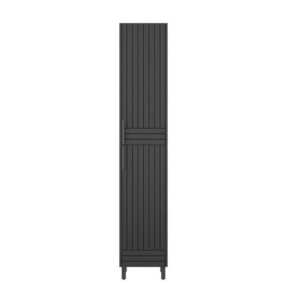 Шкаф-пенал Corozo Терра 35 графит матовый L/R