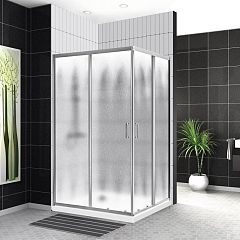 Душевой уголок BelBagno UNO-195-AH-2-120/100-CH-Cr 120*100*210 L/R (с поддоном TRAY-A-AH-120/100-15-W 120*100*15)