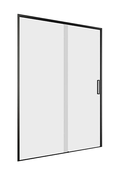 Душевая дверь в нишу Aquanet Pleasure Evo AE65-N140-BT 140*190 L/R черн.анод./прозр. Easy Clean без поддона