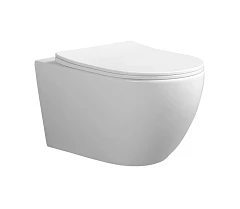 Подвесной унитаз Ceruttispa Orlter Aria Tornado 36*48,5 безободковый, сиденье дюропласт с микролифтом Подвесной унитаз Ceruttispa Orlter Aria Tornado 36*48,5 безободковый, сиденье дюропласт с микролифтом