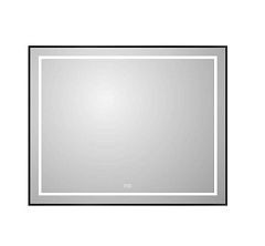 Зеркало BelBagno Kraft SPC-KRAFT-1000-800-LED-TCH-WARM-NERO 100*80 черное с Led-подсветкой и функцией антизапотевания