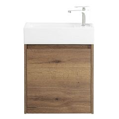 Тумба с раковиной BelBagno Kraft Mini 50 Rovere Tabacco L