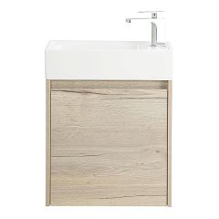 Тумба с раковиной BelBagno Kraft Mini 50 Rovere Galifax Bianco L