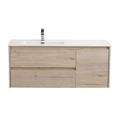 Тумба с раковиной BelBagno Kraft 100 Rovere Galifax Bianco L