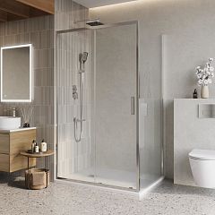 Душевой уголок BelBagno Luce LUCE-AH-1-140/100-C-Cr 140*100*195 без поддона