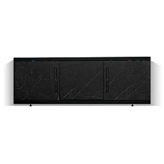 Фронтальная панель Alavann Alt Black 180 раздвижная (купе) черный мрамор Фронтальная панель Alavann Alt Black 180 раздвижная (купе) черный мрамор