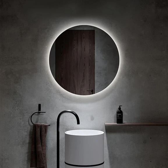 Зеркало Alavann Rondo 70 с подсветкой