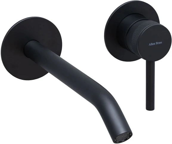Смеситель Allen Brau Priority 5.31A03-31 для раковины скрытый монтаж черный матовый