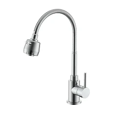 Смеситель Splenka S201.47 для кухни с гибким изливом хром Смеситель Splenka S201.47 для кухни с гибким изливом хром