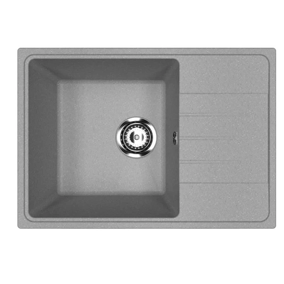Кухонная мойка Uperwood ECON UPD-506 60х42 серая матовая