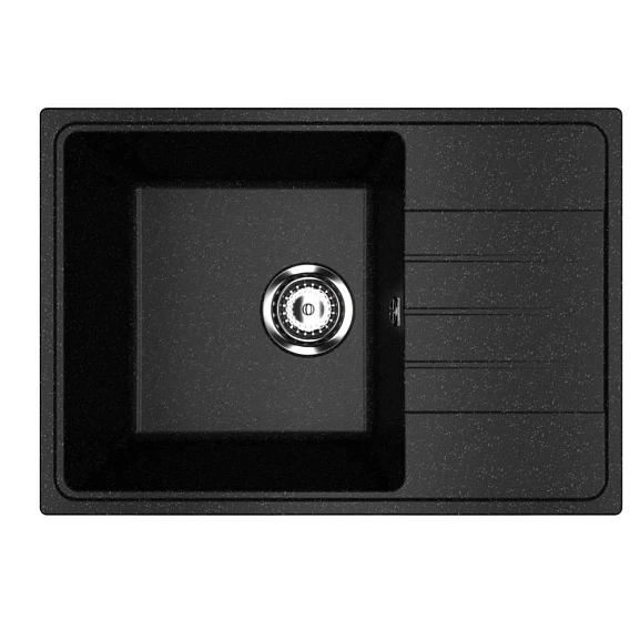 Кухонная мойка Uperwood ECON UPD-506 60х42 черная матовая
