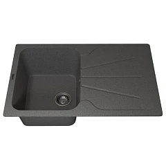 Кухонная мойка Uperwood Quartz UPD-04 78х51 серая матовая Кухонная мойка Uperwood Quartz UPD-04 78х51 серая матовая