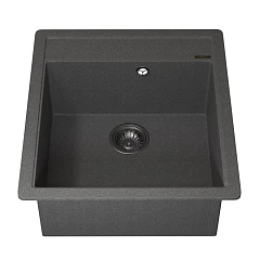 Кухонная мойка Uperwood Quartz UPD-07 46х51 серая матовая Кухонная мойка Uperwood Quartz UPD-07 46х51 серая матовая