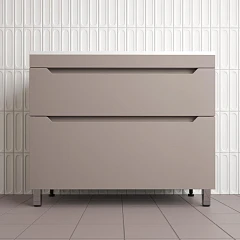 Тумба под раковину Style Line Остин 100 напольная тауп темный Тумба под раковину Style Line Остин 100 напольная тауп темный