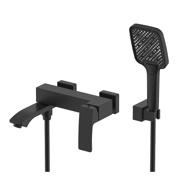 Смеситель Raglo R01.30.06 для ванны и душа черный матовый