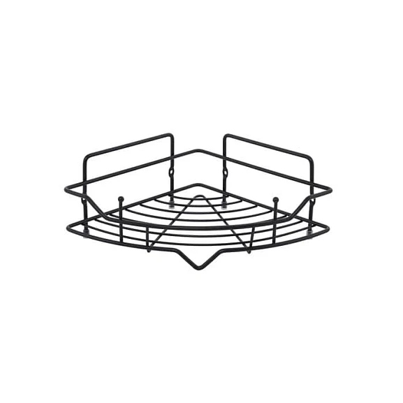 Полка Milardo Grid GRICC1BM44 угловая черная матовая