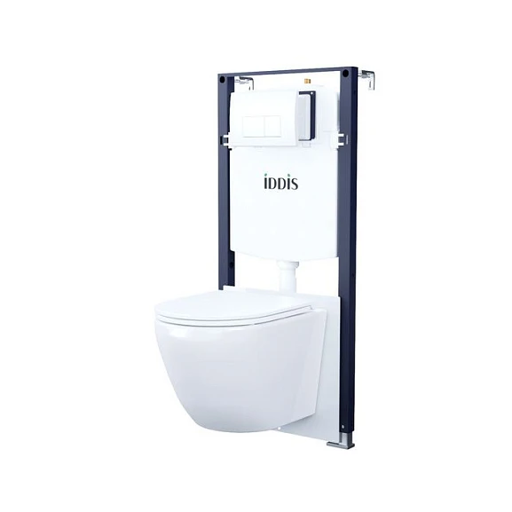 Комплект инсталляции Iddis Basic клавиша смыва белый глянец OPH10W0i77 унитаз BLARNSEi25