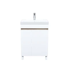 Тумба с раковиной Iddis Zodiac 60 белая/под дерево напольная Тумба с раковиной Iddis Zodiac 60 белая/под дерево напольная