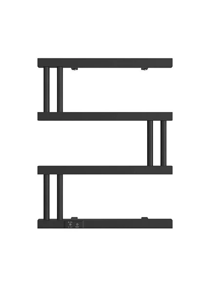 Электрический полотенцесушитель Двин M Plaza Neo 50*60 L/R черный матовый