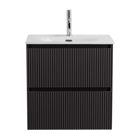 Тумба под раковину BelBagno Uno-Mini 60 темно-серая матовая