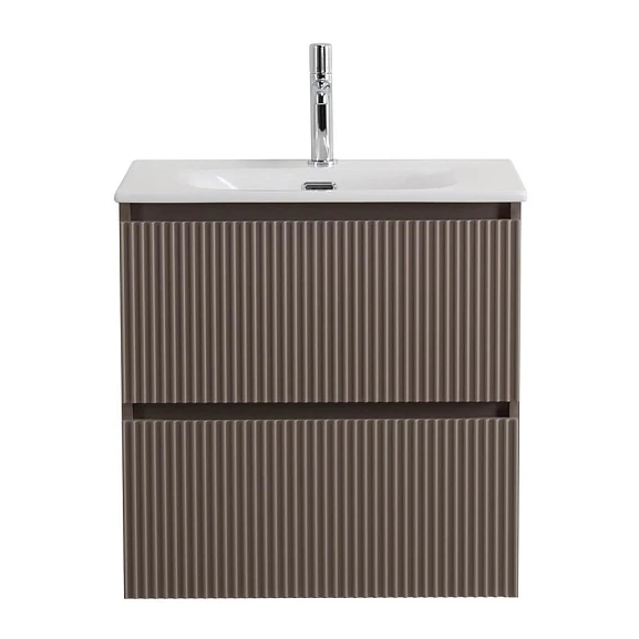 Тумба с раковиной BelBagno Uno 70 бежевая матовая