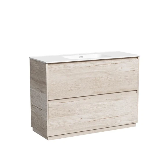 Тумба с раковиной Sancos Libra 120 напольная дуб галифакс натуральный