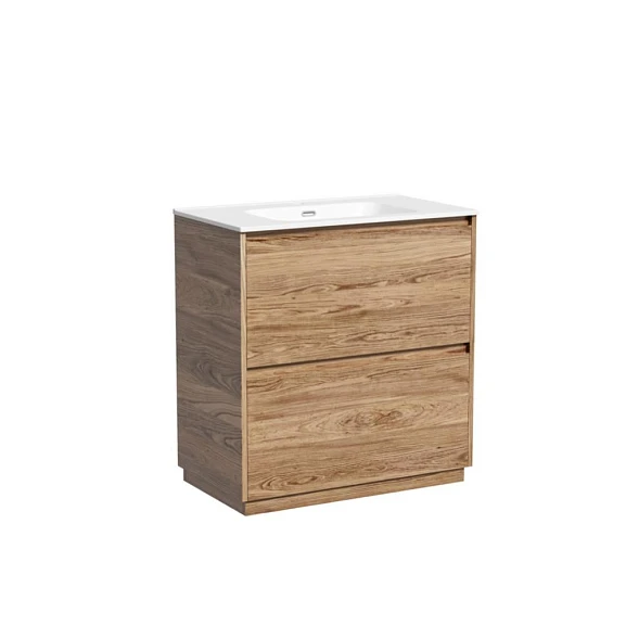 Тумба с раковиной Sancos Libra 80 напольная дуб чарльстон