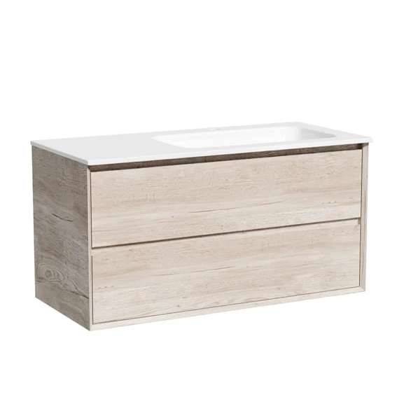 Тумба под раковину Sancos Marmi 2.0 100 дуб галифакс натуральный R