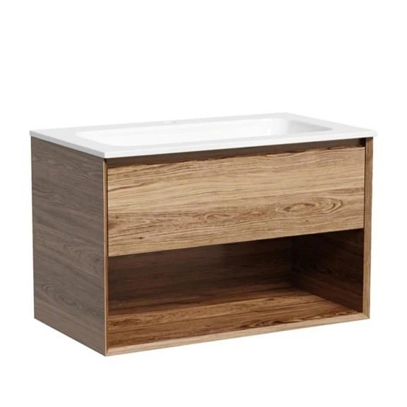 Тумба с раковиной Sancos Marmi 1.0 80 дуб чарльстон