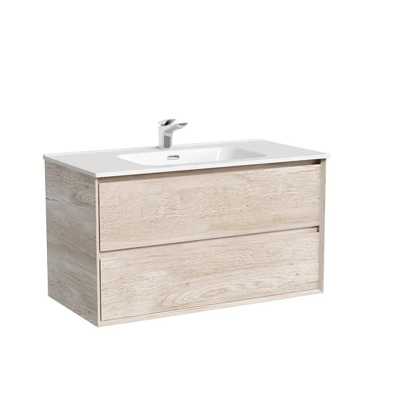 Тумба с раковиной Sancos Marmi 2.0 90 дуб галифакс натуральный