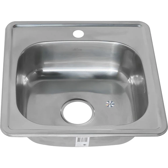Кухонная мойка Melana 48*48 врезная квадратная с сифоном