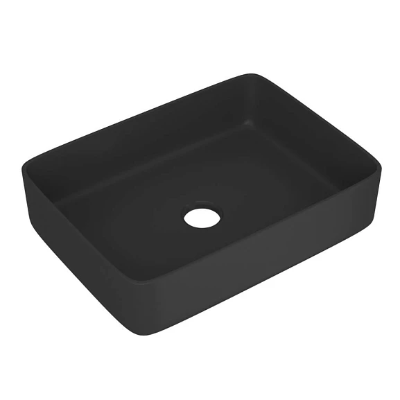 Накладная раковина D&K Berlin DT1430225 47,5*37 черная матовая