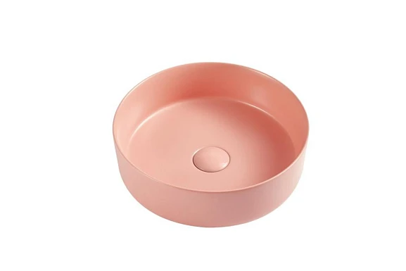 Накладная раковина D&K Matrix DT1391504 35,5*35,5 розовая