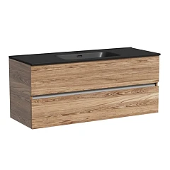 Тумба с раковиной Sancos Urban 120 дуб чарльстон (раковина Element CN7006MB черная матовая) Тумба с раковиной Sancos Urban 120 дуб чарльстон (раковина Element CN7006MB черная матовая)