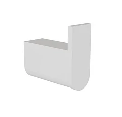 Крючок Knotlor Bliss RH102WY белый матовый