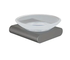 Мыльница Knotlor Oval SD101GM вороненая сталь