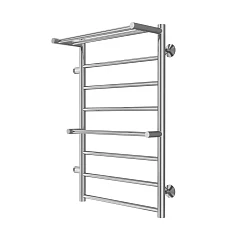 Водяной полотенцесушитель Terminus Аврора П8 57.7*80 с 2 полками боковое подключение 50 L