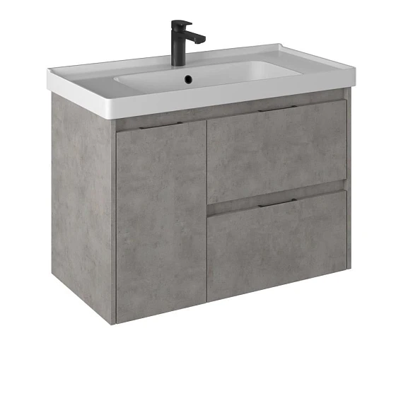 Тумба под раковину Briz Чикаго 90 бетон