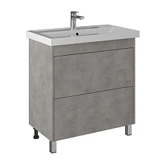 Тумба с раковиной Briz Риччи 80 бетон