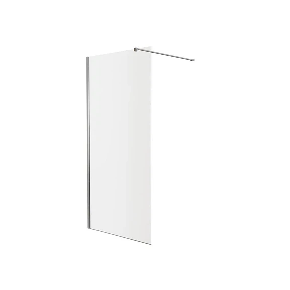 Душевая перегородка Knotlor Velum Crystal 100*200 профиль хром без поддона