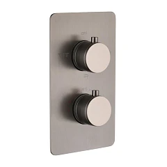 Термостат Boheme Cell 134-3-GM для ванны и душа скрытый монтаж на 3 потребителя графит